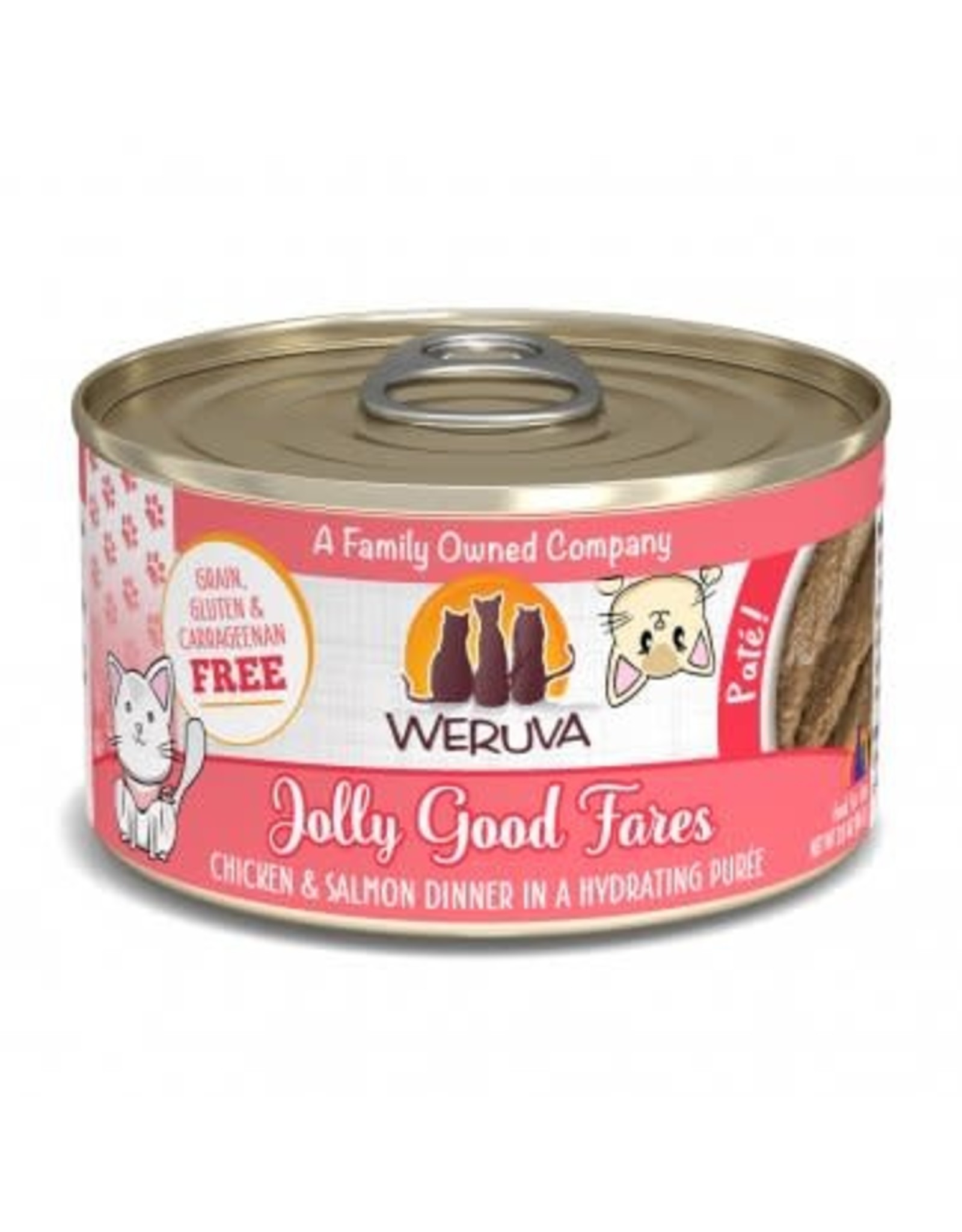 Weruva WERUVA CAT PATE JOLLY GOOD FARES CHICKEN & SALMON