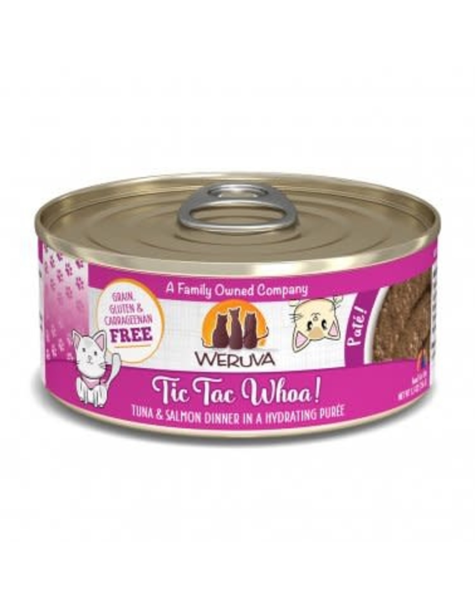 Weruva WERUVA CAT PATE TIC TAC WHOA WITH TUNA & SALMON