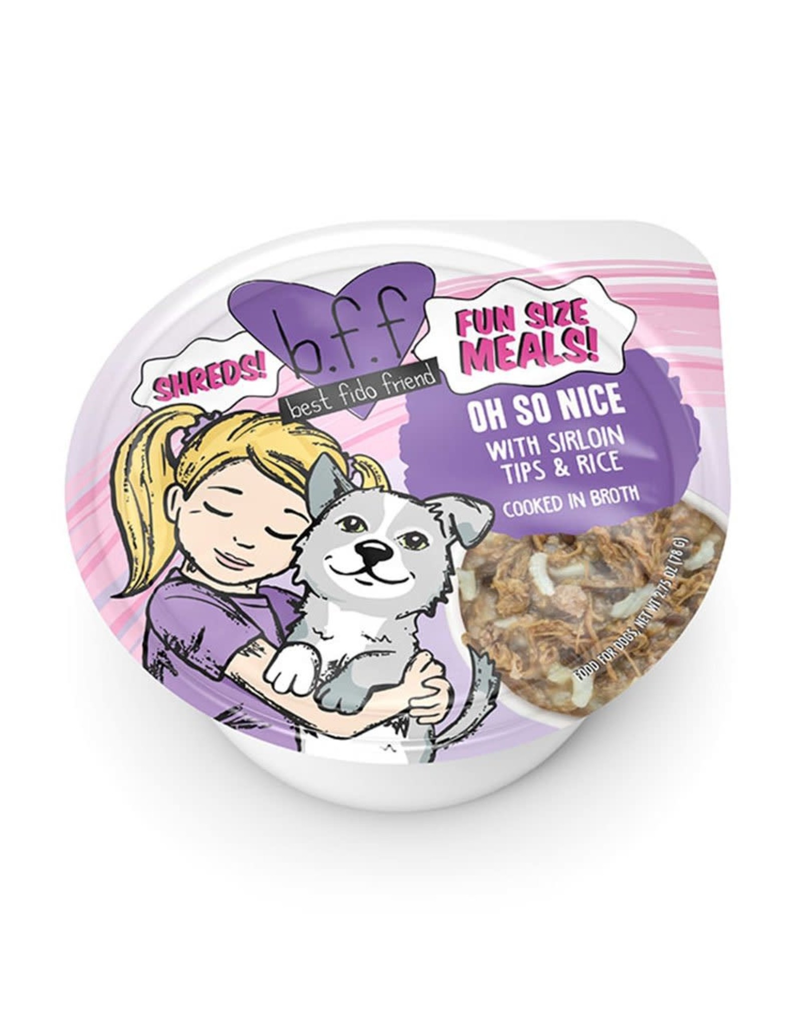 Weruva WERUVA BEST FIDO FRIEND FUN SIZED MEALS  OH SO NICE 2.75OZ