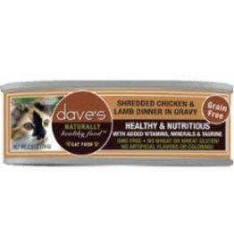 Dave's Pet Food DAVE'S CAT SHREDDED CHICKEN & LAMB  2.8OZ