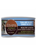 Dave's Pet Food DAVE'S CAT NATURAL TUNA & SALMON IN ASPIC 3OZ