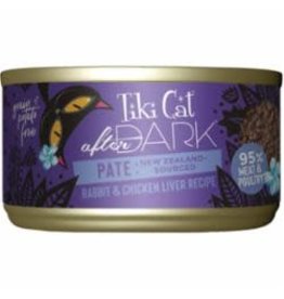 TIKI CAT TIKI CAT AFTER DARK RABBIT & CHICKEN LIVER PATE 3OZ CASE OF 12