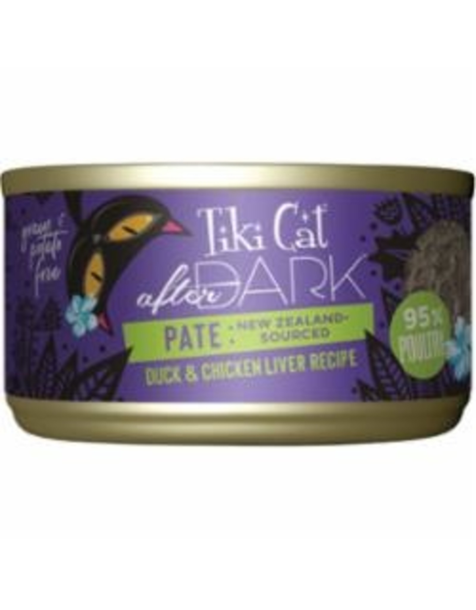 TIKI CAT TIKI CAT AFTER DARK DUCK CHICKEN PATE 3OZ SINGLE CAN