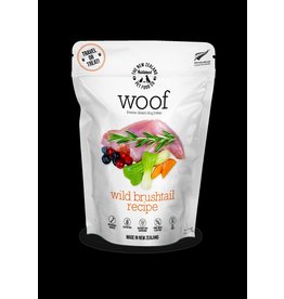 THE NEW ZEALAND NATURAL PETFOOD CO- WOOF NEW ZEALAND DOG WOOF FREEZE DRIED BRUSHTAIL MORSELS