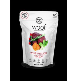 THE NEW ZEALAND NATURAL PETFOOD CO- WOOF NEW ZEALAND DOG WOOF FREEZE DRIED VENISON MORSELS
