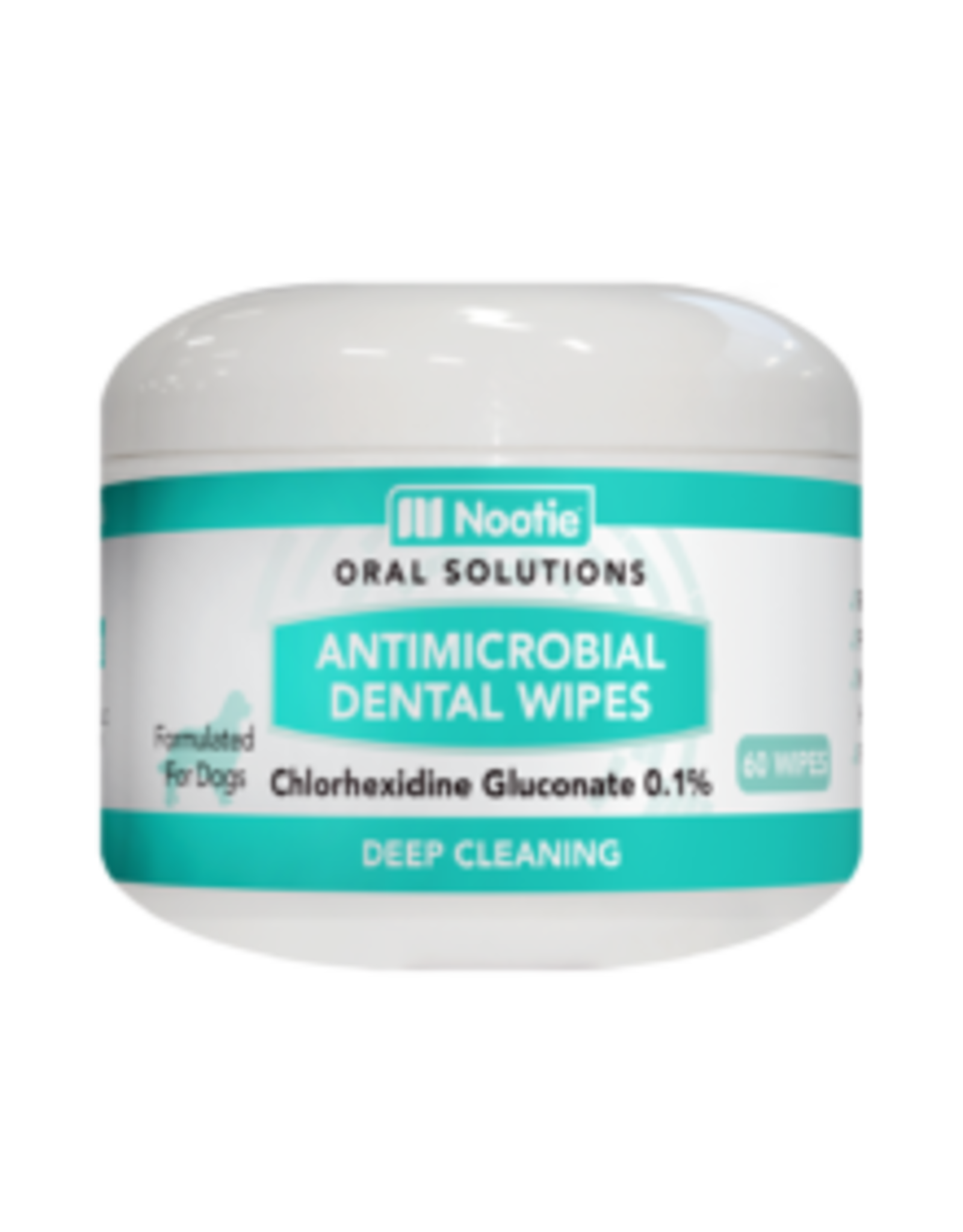 Nootie NOOTIE ORAL SOLUTIONS MEDICATED DENTAL WIPES 60CT