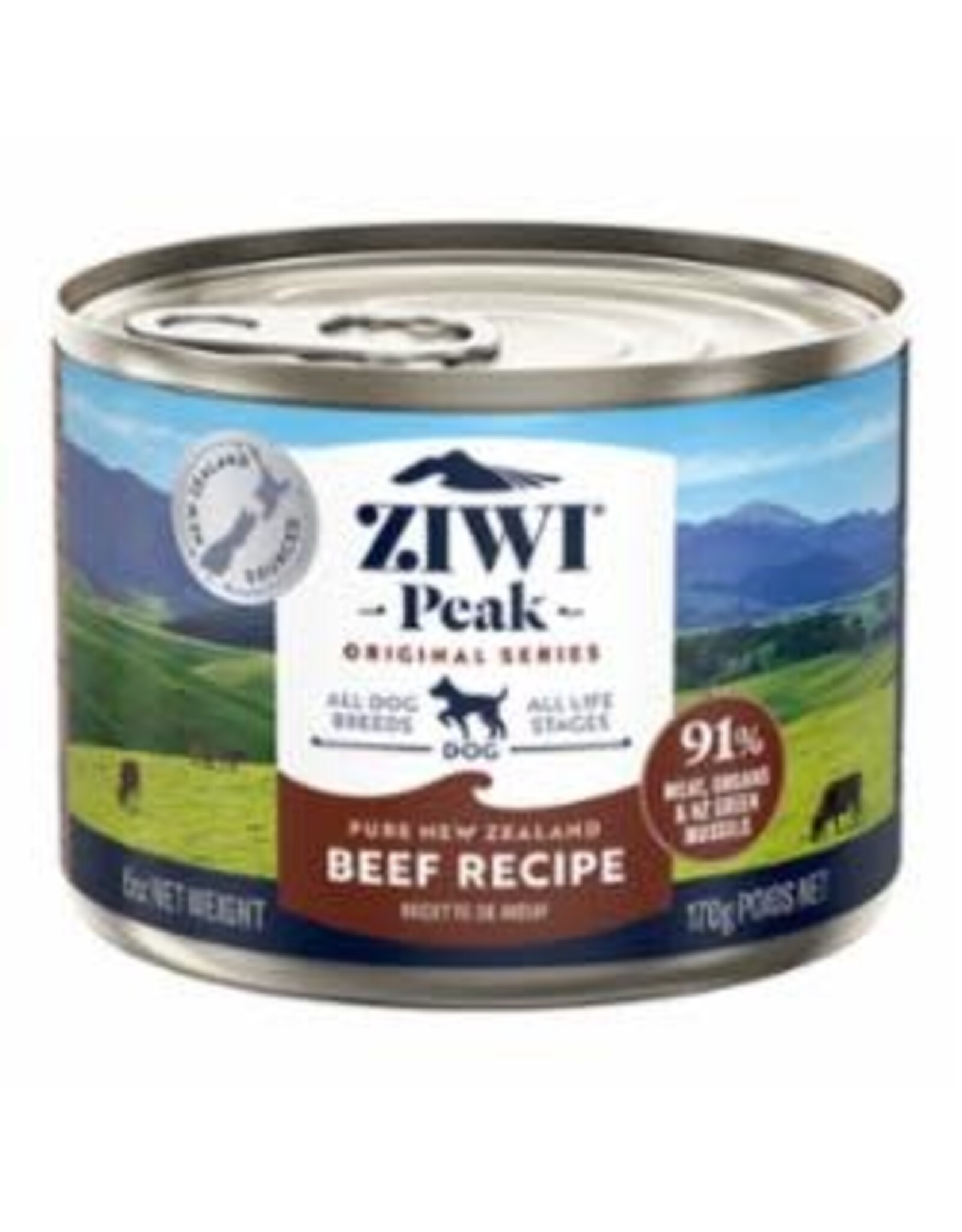 Ziwi Peak ZIWI PEAK DOG  NEW ZEALAND BEEF 6OZ