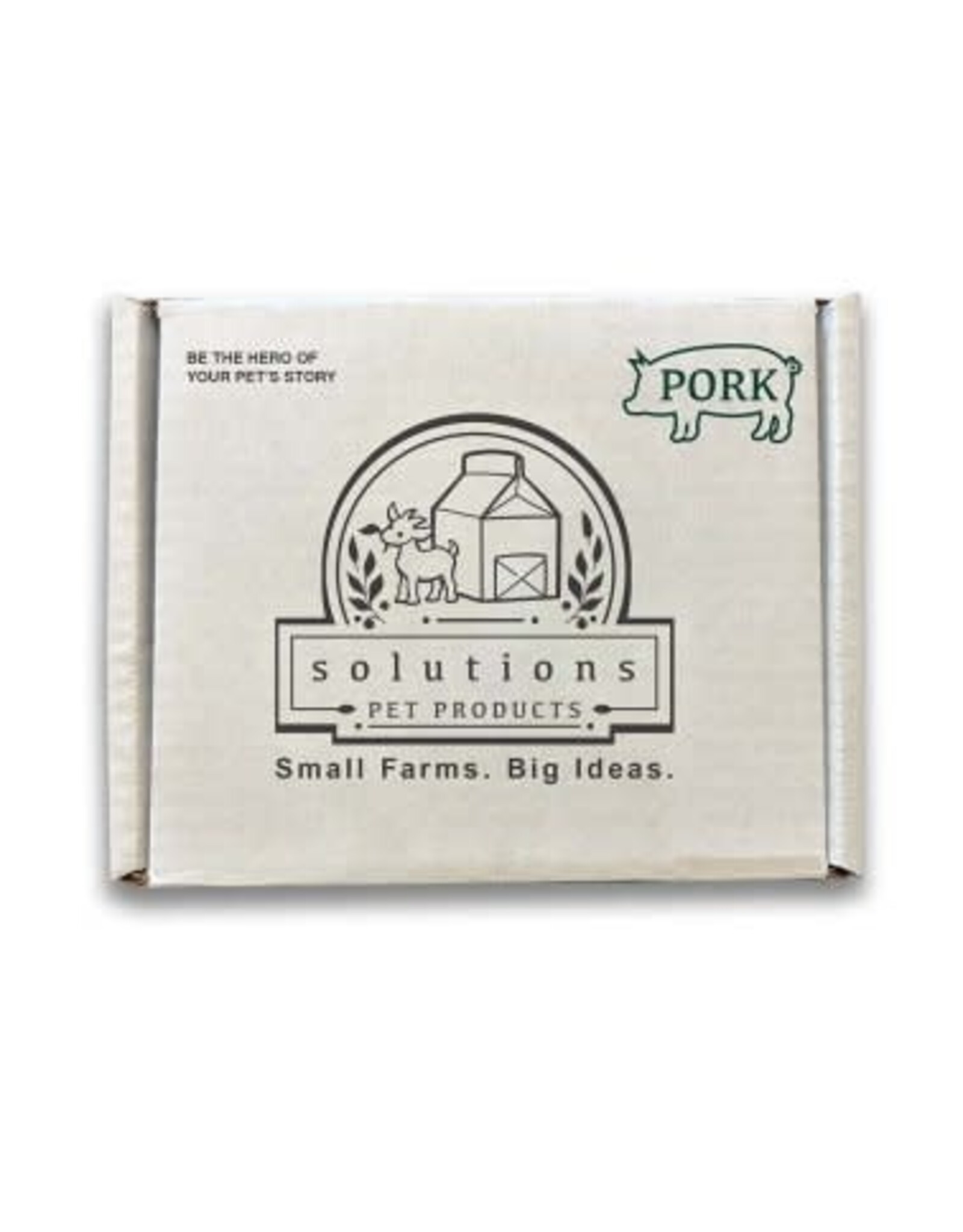 SOLUTIONS PET PRODUCTS SOLUTIONS PET PRODUCTS DOG FROZEN RAW PORK RECIPE