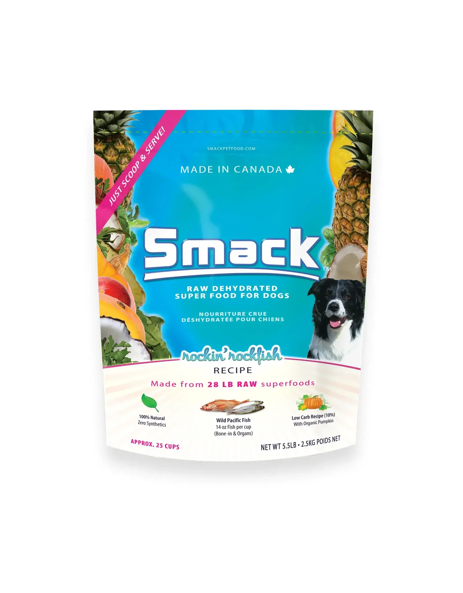 Smack Pet Food SMACK DOG RAW DEHYDRATED ROCKIN' ROCKFISH