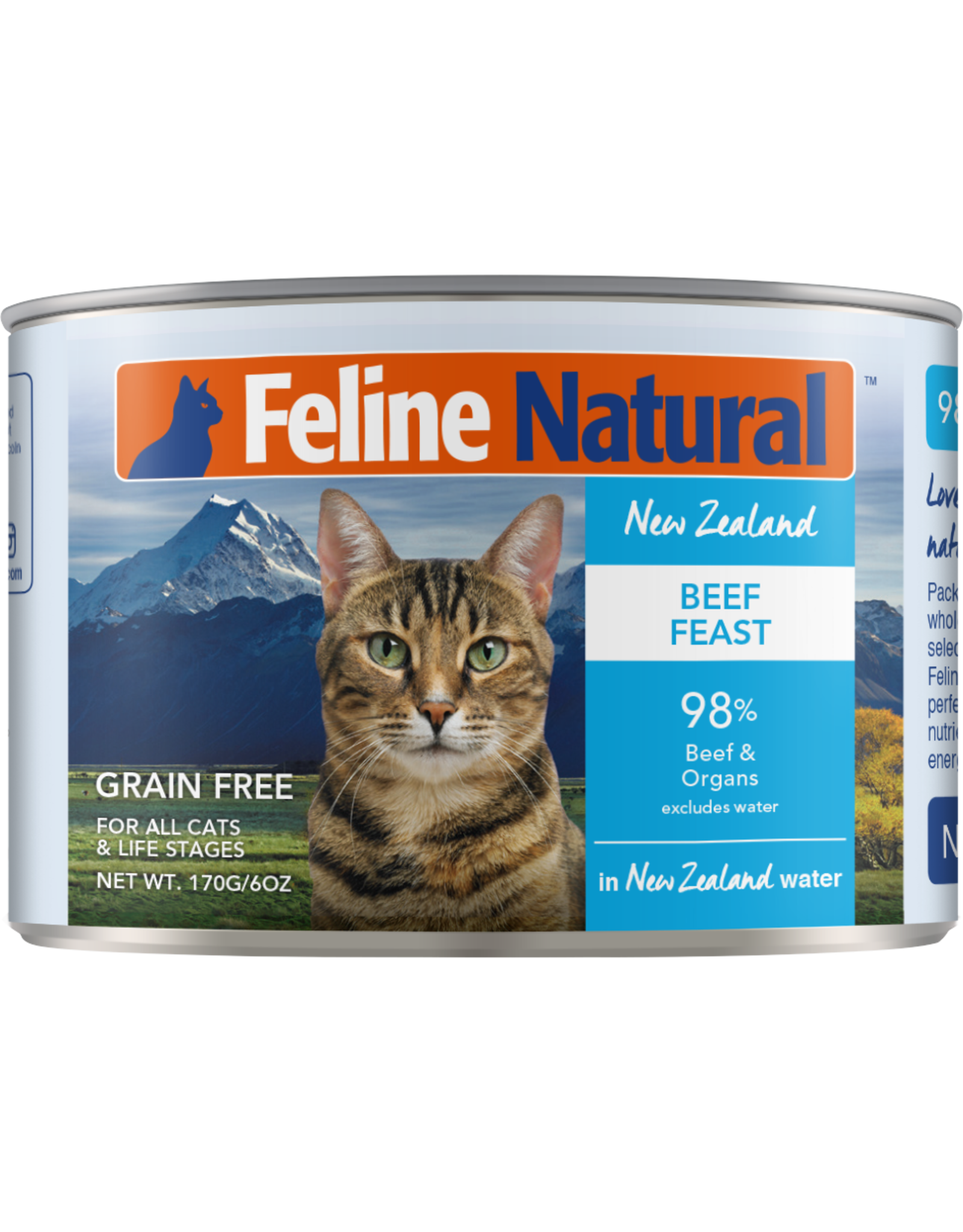 Feline Natural FELINE NATURAL CAT BEEF 6OZ