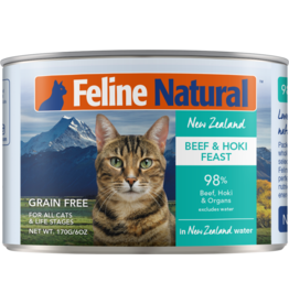 Feline Natural FELINE NATURAL CAT BEEF HOKI 6OZ