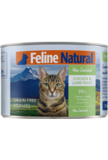 Feline Natural FELINE NATURAL CAT CHICKEN & LAMB 6OZ