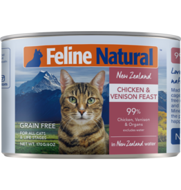 Feline Natural FELINE NATURAL CAT CHICKEN & VENISON 6OZ