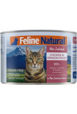 Feline Natural FELINE NATURAL CAT CHICKEN & VENSION 6OZ