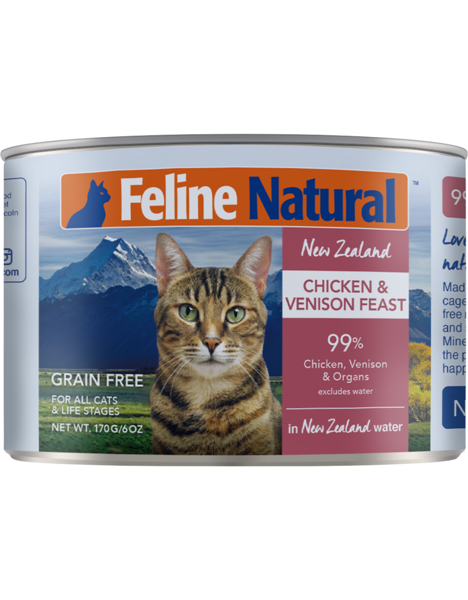 Feline Natural FELINE NATURAL CAT CHICKEN & VENISON 6OZ