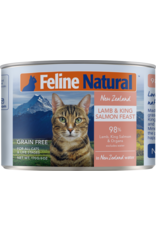 Feline Natural FELINE NATURAL CAT LAMB & SALMON 6OZ