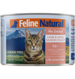 Feline Natural FELINE NATURAL CAT LAMB & SALMON 6OZ