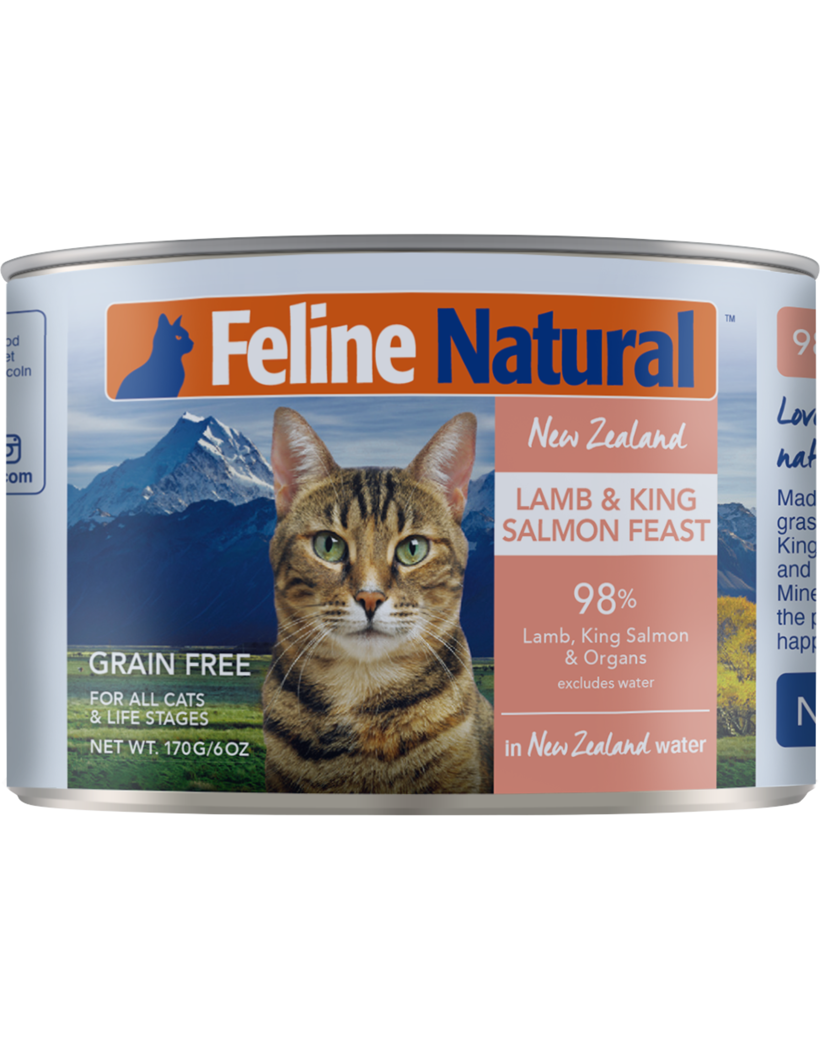 Feline Natural FELINE NATURAL CAT LAMB & SALMON 6OZ