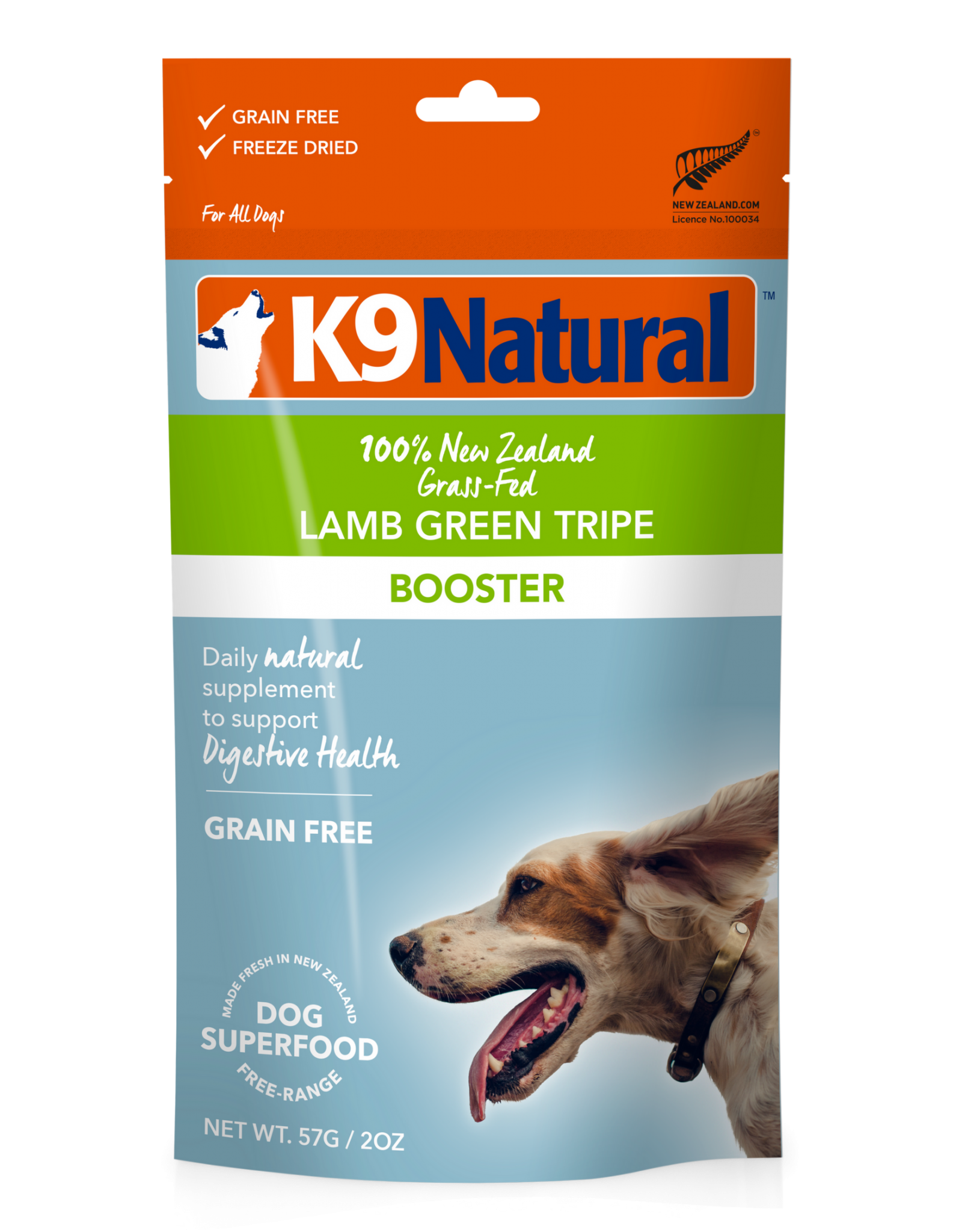 K9 Natural K9 NATURAL DOG BOOSTER LAMB & GREEN TRIPE