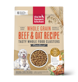 The Honest Kitchen THE HONEST KITCHEN WHOLE FOOD CLUSTERS FOR DOGS WHOLE GRAIN BEEF & OAT RECIPE