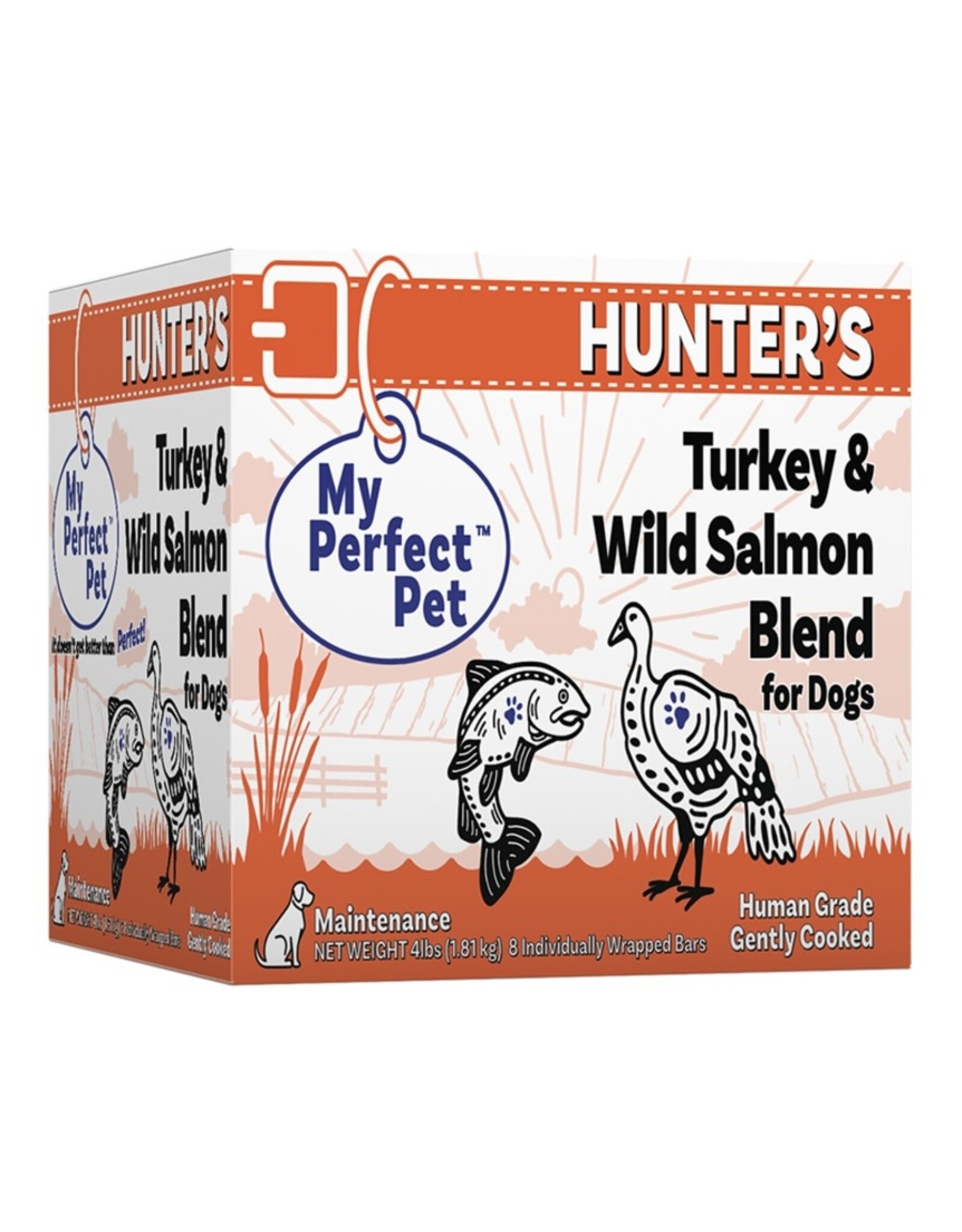 My Perfect Pet MY PERFECT PET DOG HUNTER'S GENTLY COOKED TURKEY & WILD SALMON BLEND 4LB