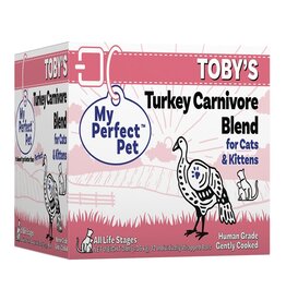 My Perfect Pet MY PERFECT PET CAT TOBY'S GENTLY COOKED TURKEY CARNIVORE BLEND 3LB