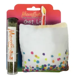 Meowijuana MEOWIJUANA GET LIT BIRTHDAY CAKE REFILLABLE CATNIP TOY