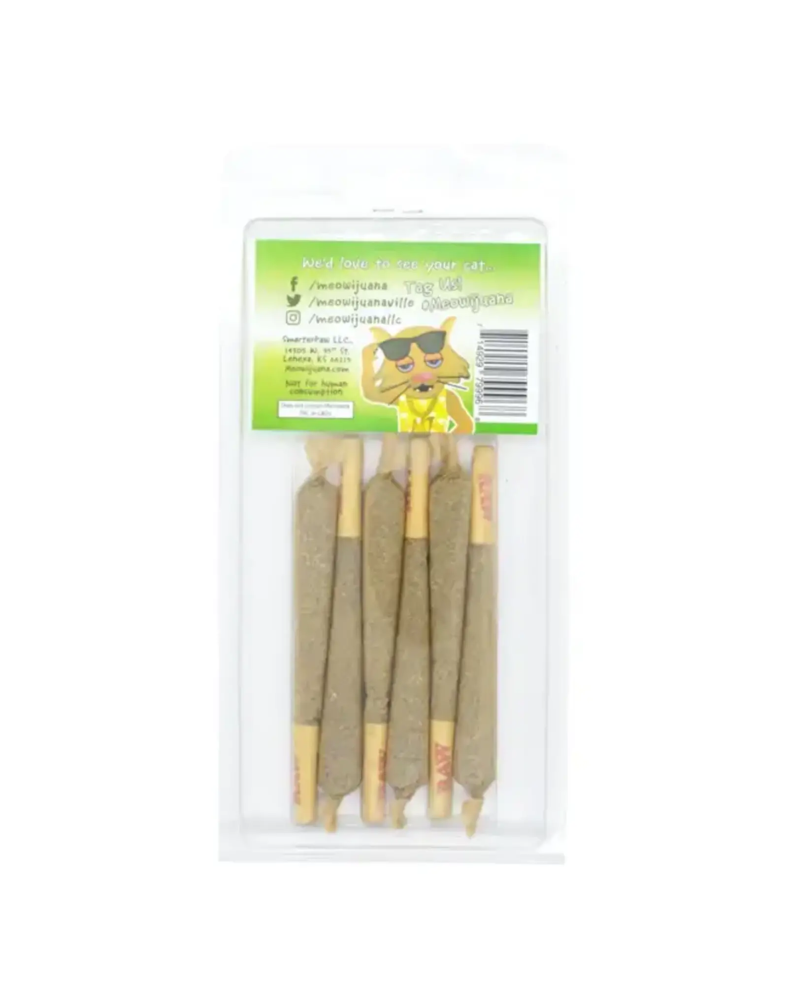 Meowijuana MEOWIJUANA CATNIBAS KING MEOWY J'S CATNIP JOINTS
