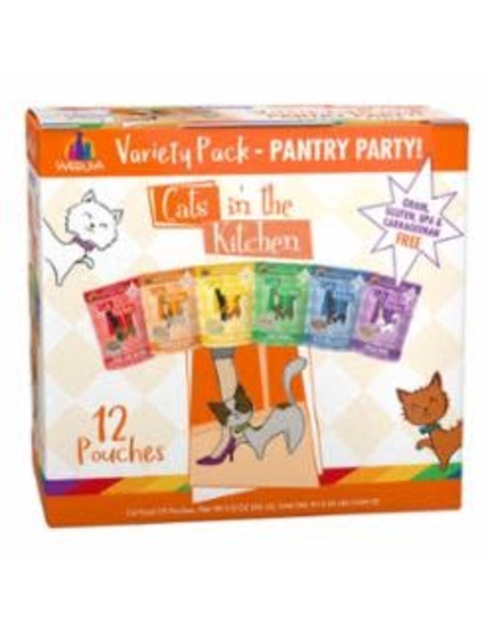 Weruva WERUVA CAT CATS IN THE KITCHEN PANTRY PARTY! VARIETY PACK 3OZ CASE OF 12