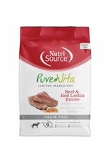 NutriSource Pet Foods PUREVITA DOG BEEF & RED LENTILS ENTRÉE