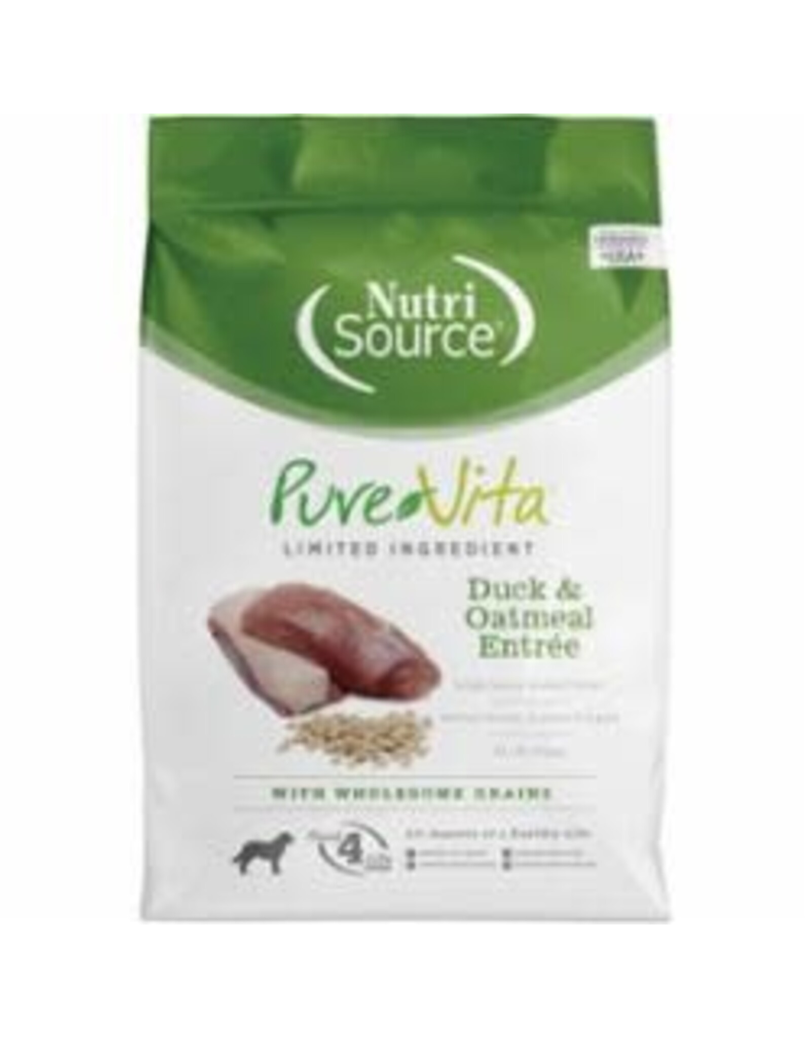NutriSource Pet Foods PUREVITA DOG DUCK & OATMEAL FORMULA