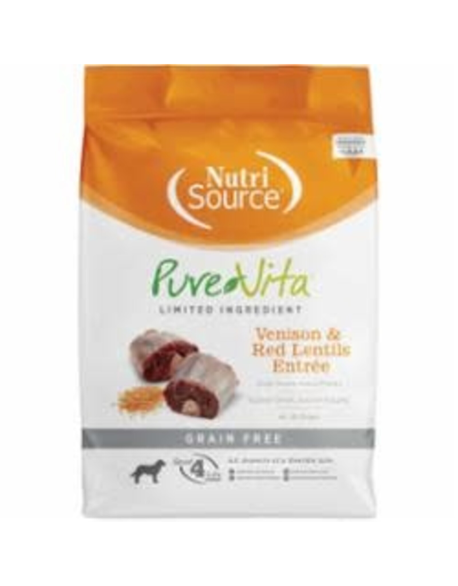 NutriSource Pet Foods PUREVITA DOG VENISON & RED LENTILS ENTRÉE