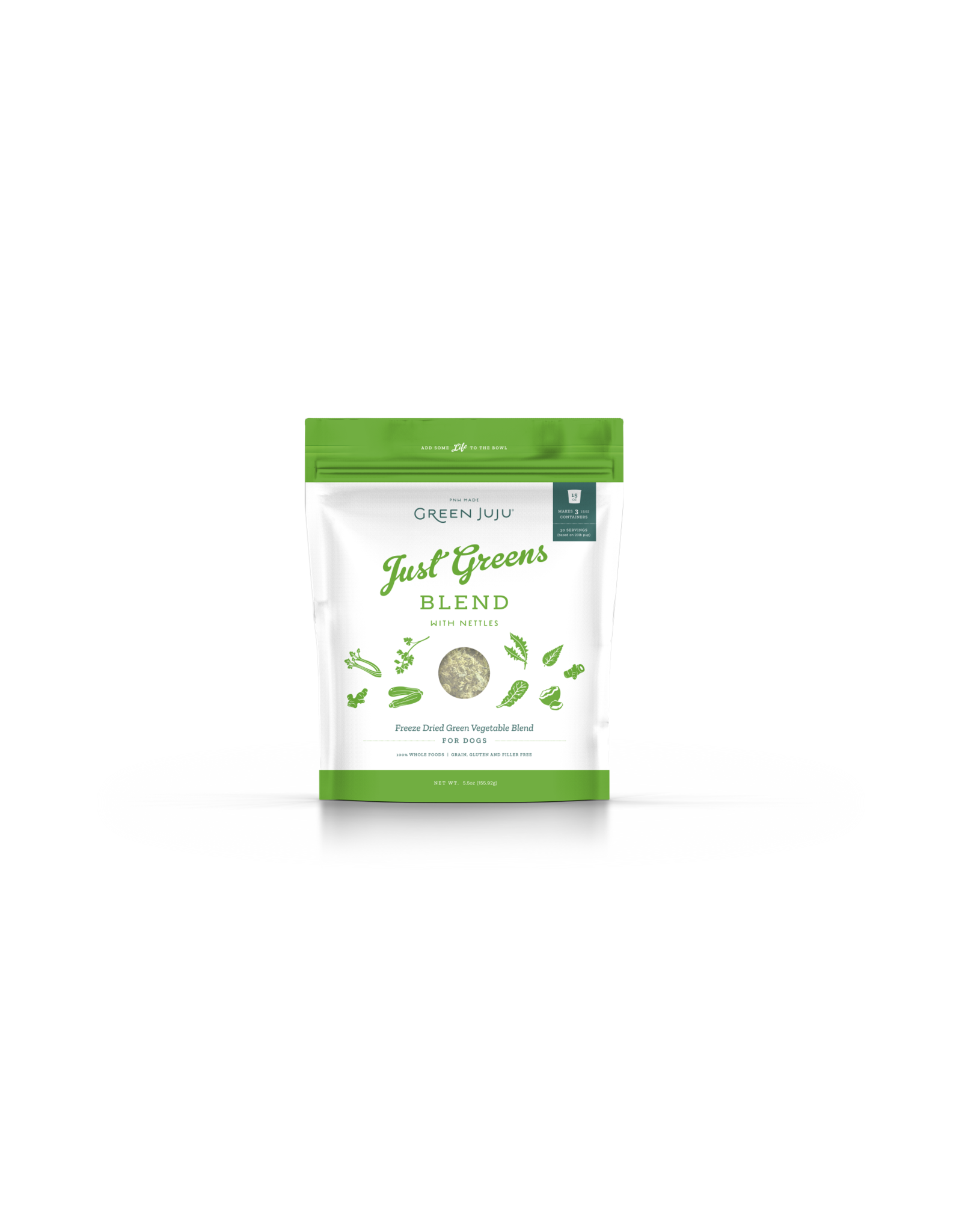 Green Juju Kitchen GREEN JUJU  JUST GREENS FREEZE DRIED MEAL