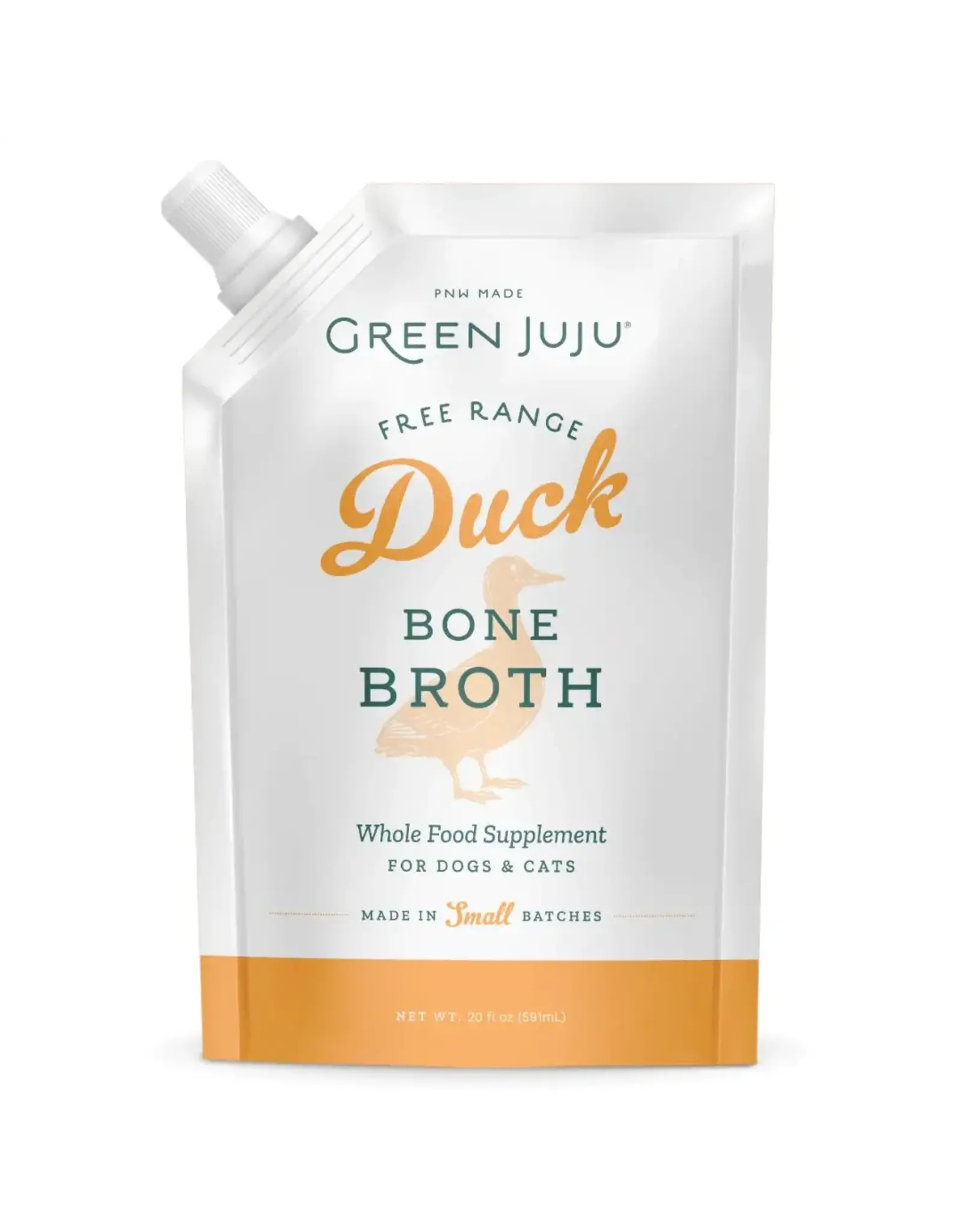 Green Juju Kitchen GREEN JUJU DOG DUCK BONE BROTH 20OZ