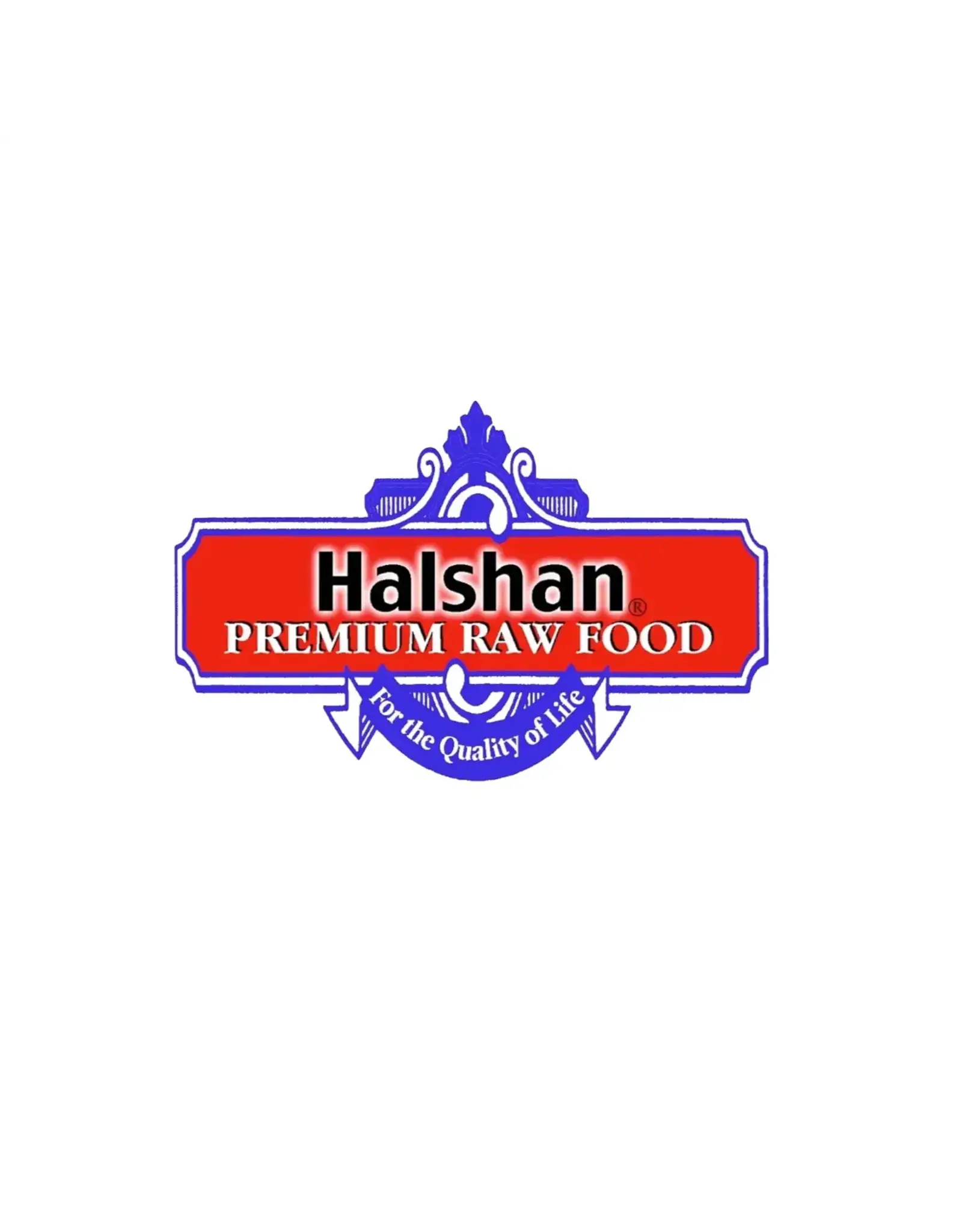 Halshan Premium Raw Food HALSHAN GROUND TURKEY NECKS WITH BONE 1LB