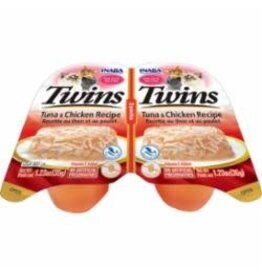 Inaba INABA CAT TWINS 2-PACKS TUNA & CHICKEN RECIPE 2.46OZ