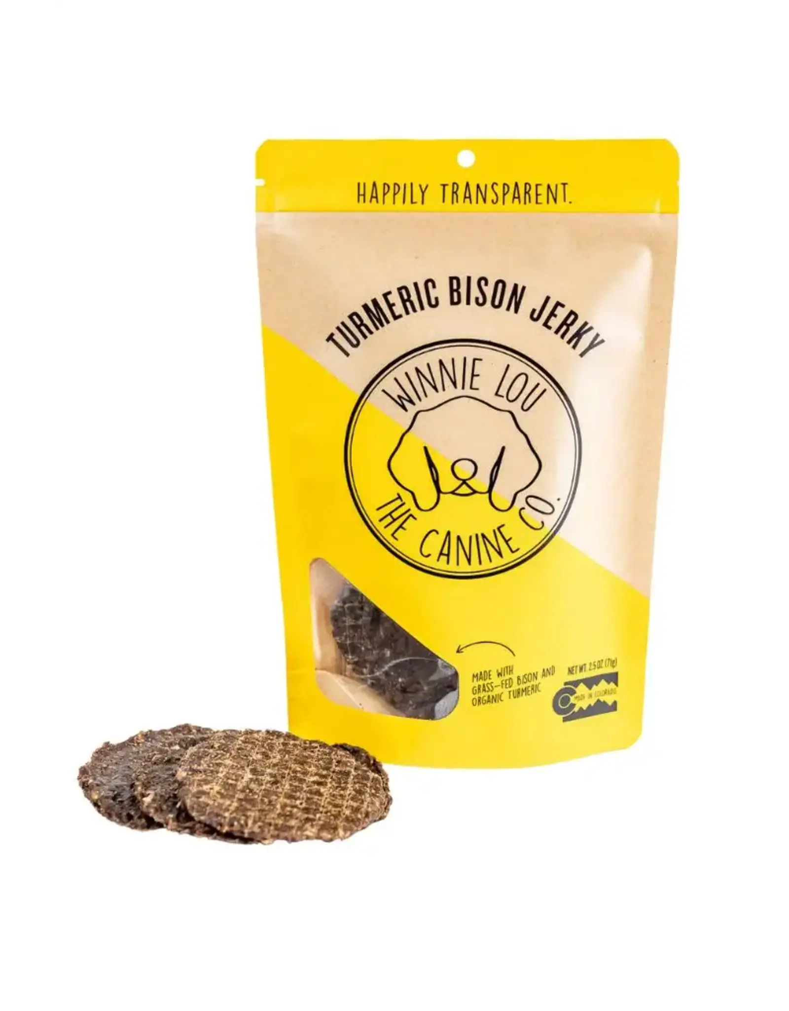 Winnie Lou WINNIE LOU  BISON & TURMERIC JERKY 2.5OZ