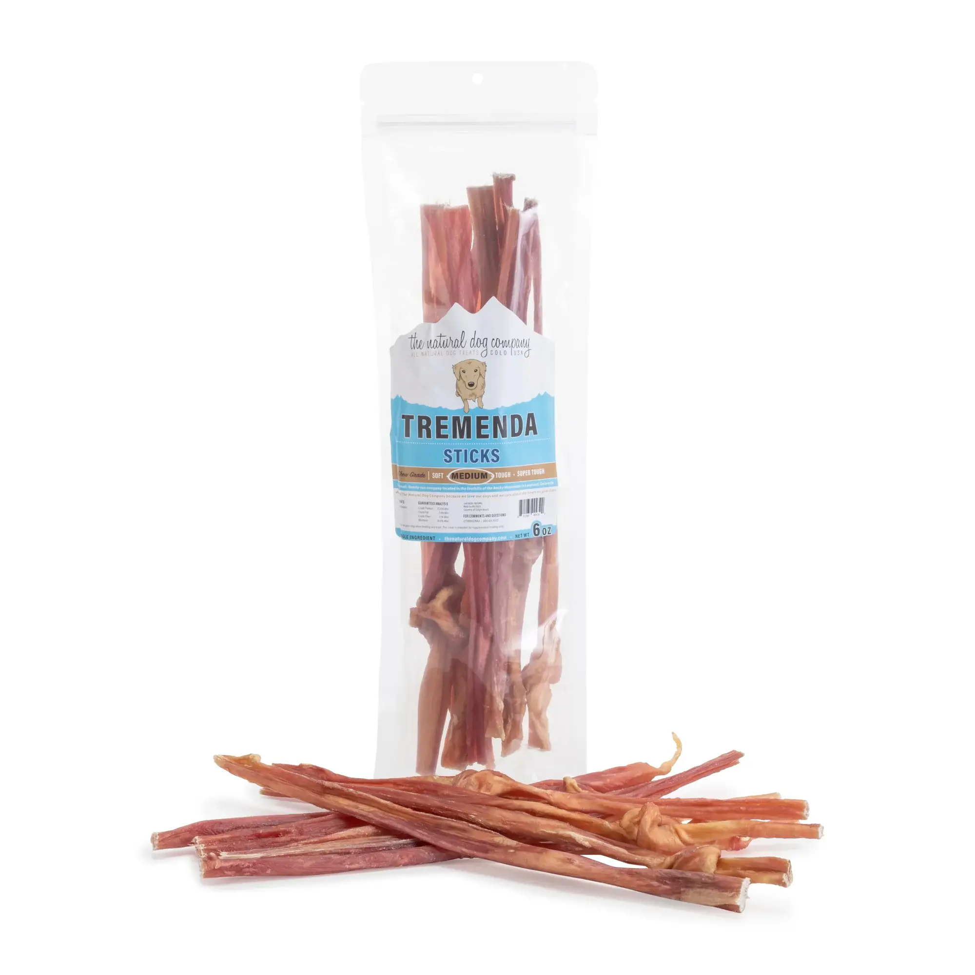 THE NATURAL DOG COMPANY TREMENDA STICKS 6OZ BAG - Rosie Bunny Bean