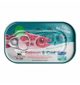 Open Farm OPEN FARM CAT TOPPER SALMON COD TIN 3.17OZ