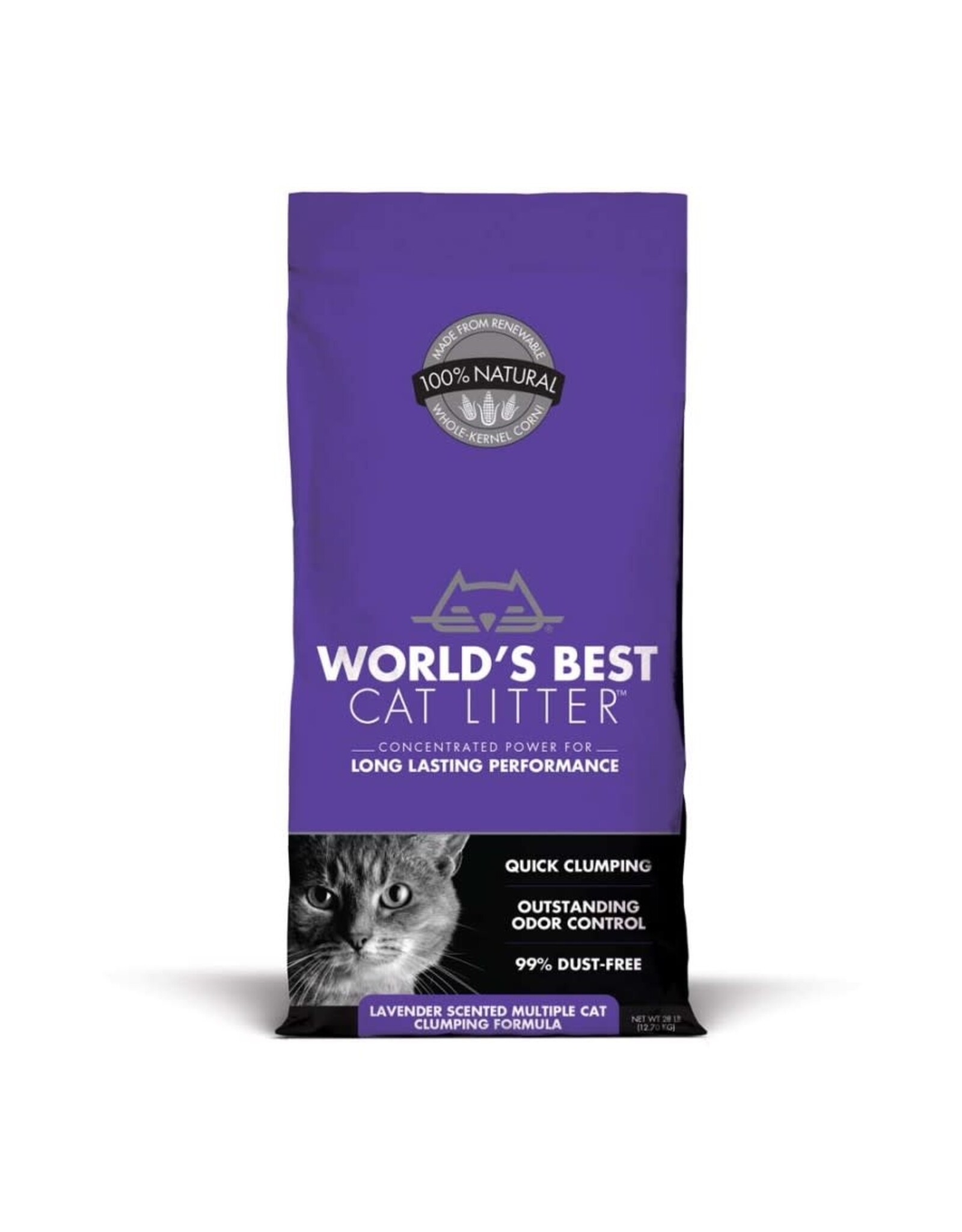 World's Best Cat Litter WORLDS BEST LAVENDER CLUMPING CAT LITTER