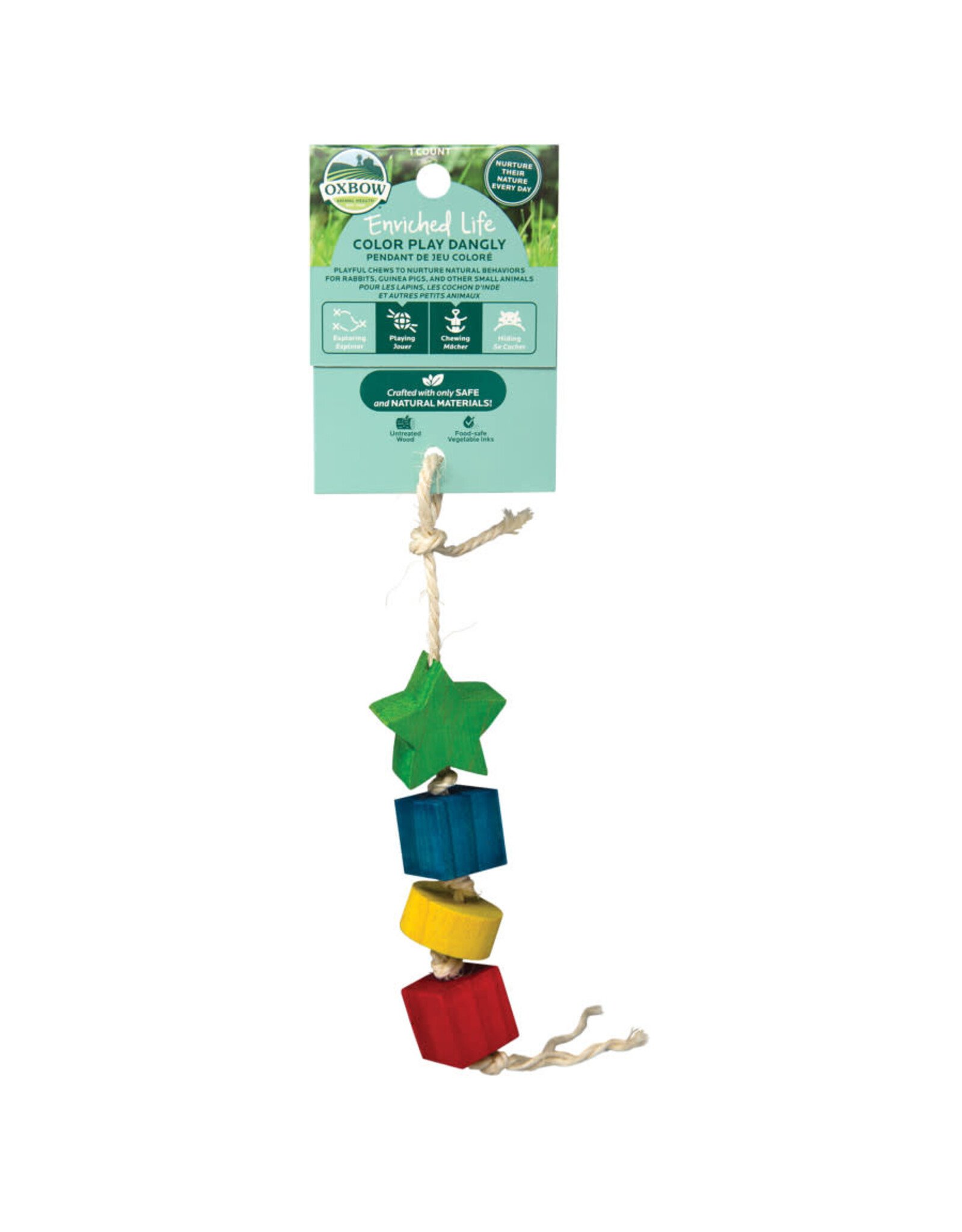Oxbow Animal Health OXBOW ENRICHED LIFE COLOR PLAY DANGLY SMALL ANIMAL TOY
