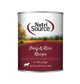 NutriSource Pet Foods NUTRISOURCE DOG BEEF & RICE 13OZ