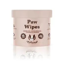Natural Dog Company NATURAL DOG COMPANY PAW WIPES 50 COUNT JAR