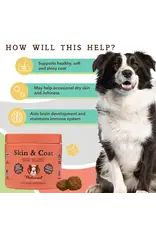 Natural Dog Company NATURAL DOG COMPANY SKIN AND COAT SUPPLEMENT 90 CT