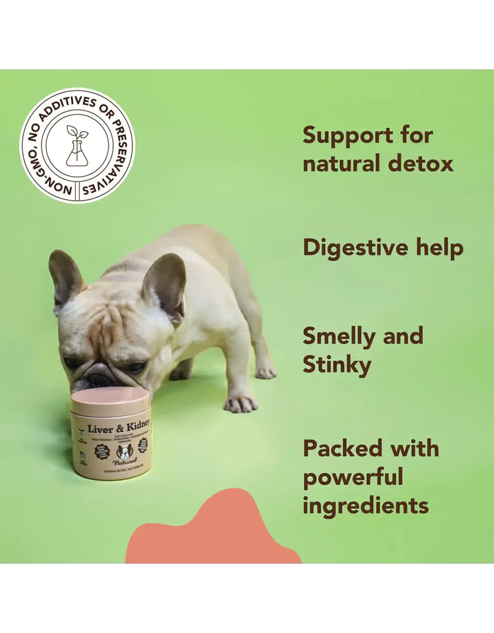 Natural Dog Company NATURAL DOG COMPANY LIVER AND KIDNEY SUPPLEMENT 90 CT