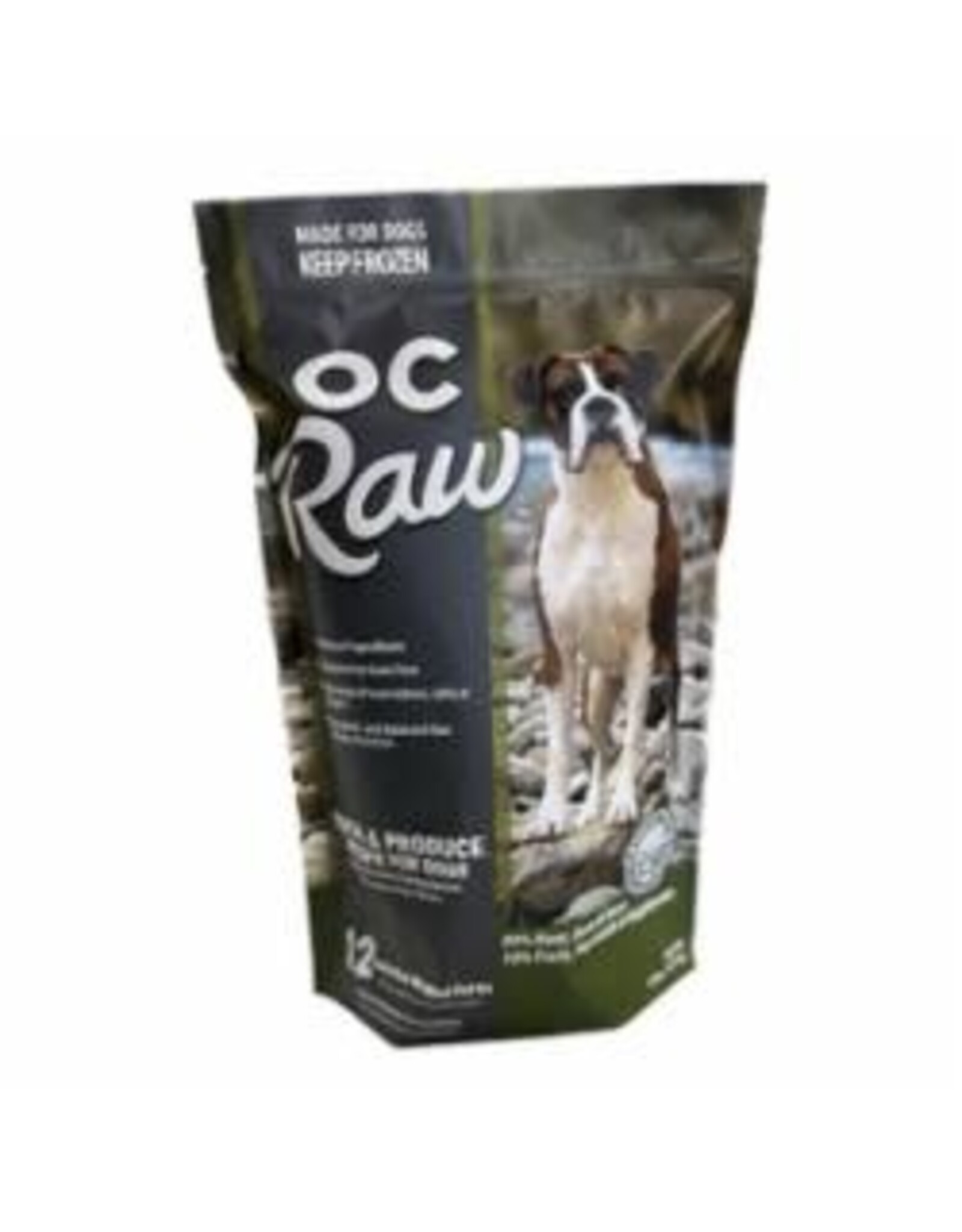 OC Raw Dog OC RAW DOG FROZEN RAW DUCK & PRODUCE