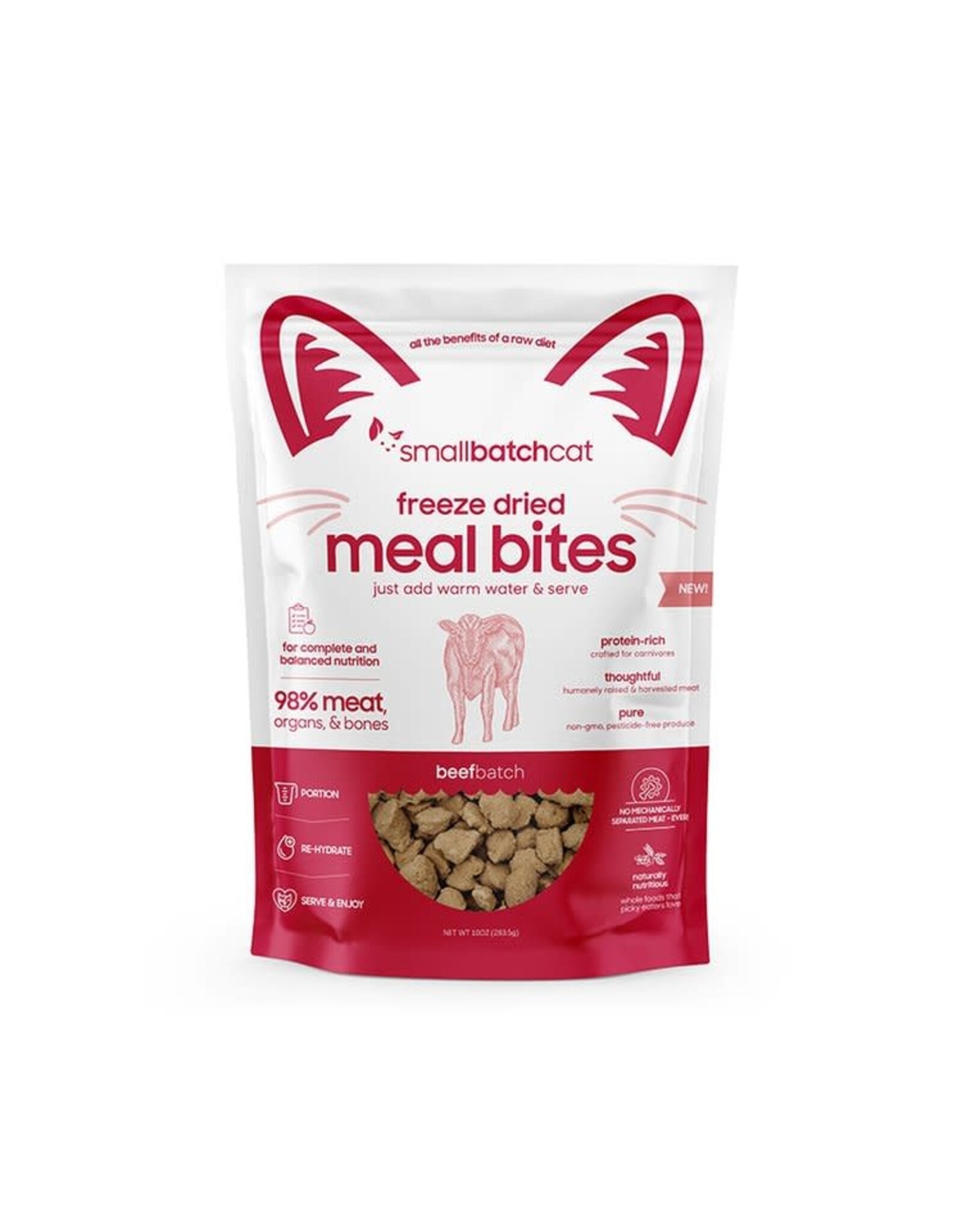 Smallbatch SMALLBATCH CAT FREEZE DRIED BEEF MEALBITES 10OZ
