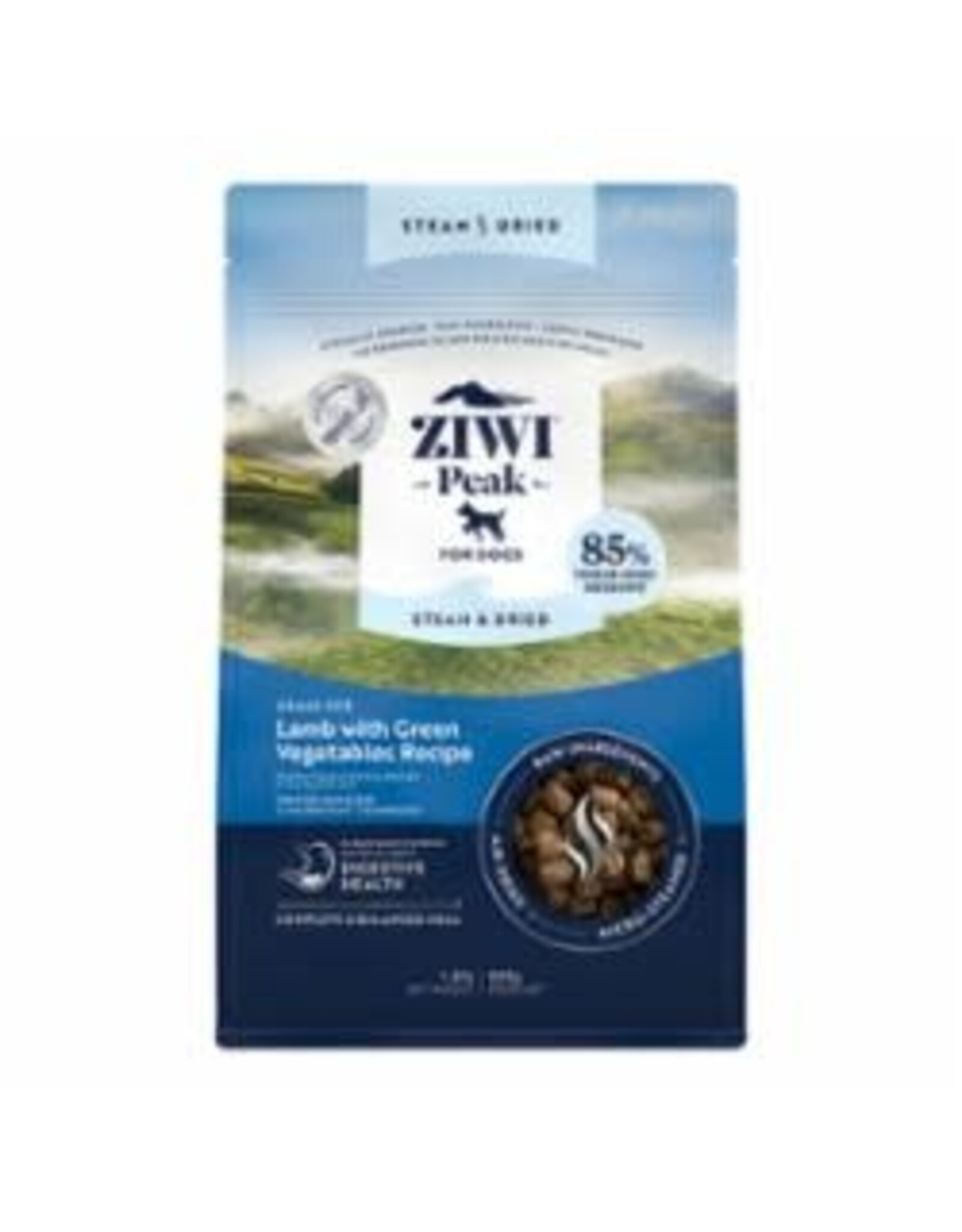 Ziwi Peak ZIWI PEAK DOG STEAM DRIED LAMB WITH GREEN VEGETABLES