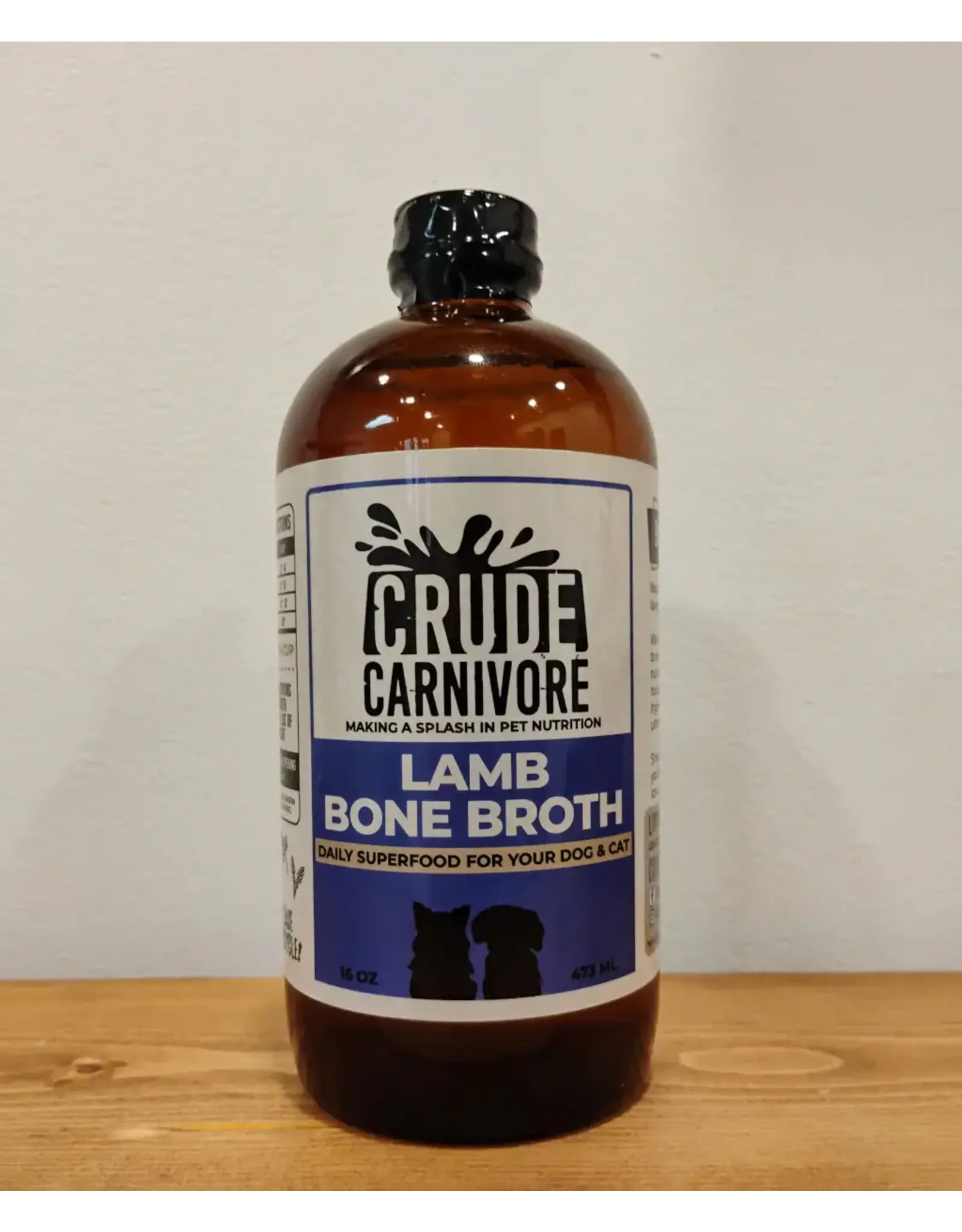 CRUDE CARNIVORE CRUDE CARNIVORE LAMB BROTH 16OZ