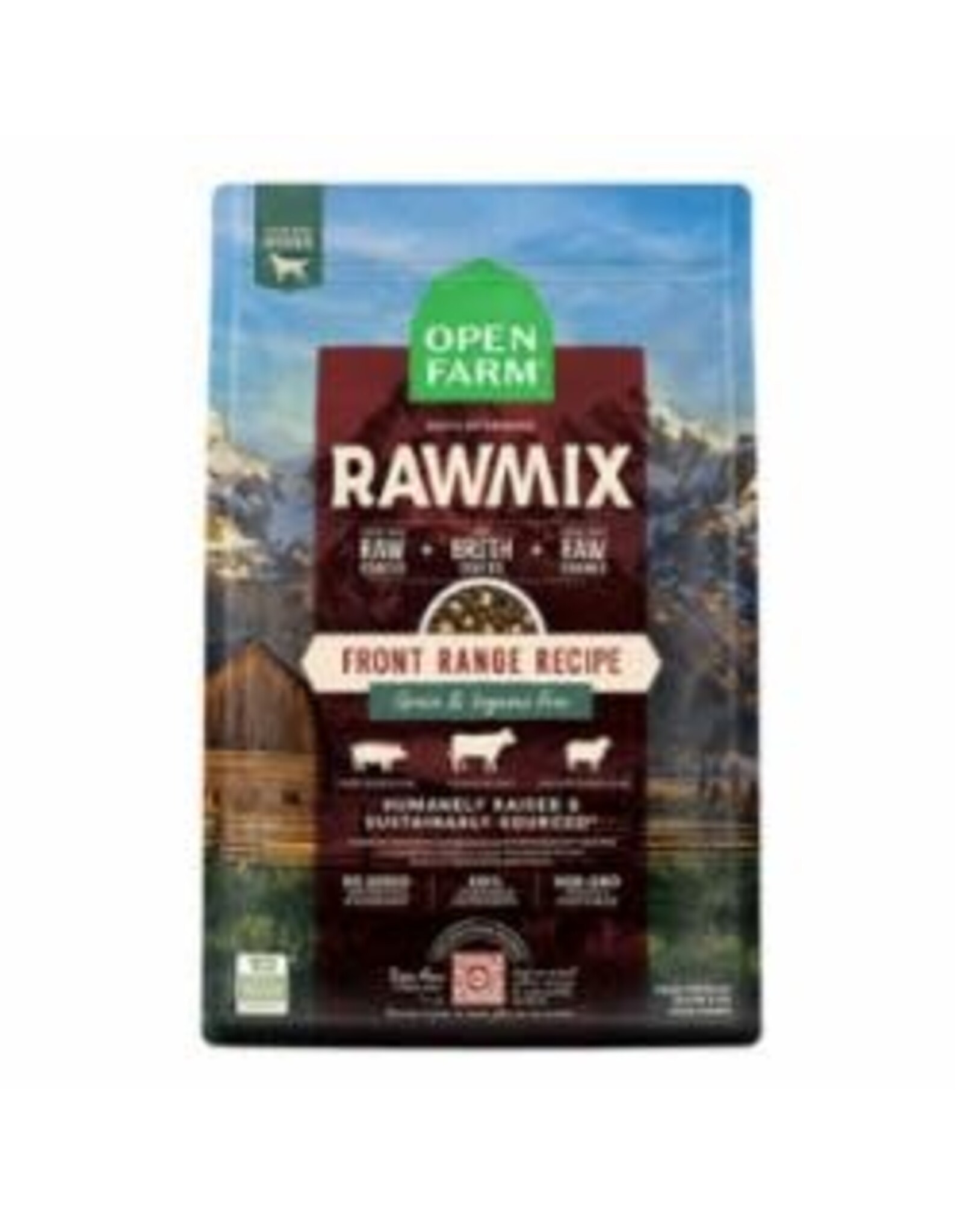 Open Farm OPEN FARM DOG RAWMIX FRONT RANGE GRAIN FREE 20LB